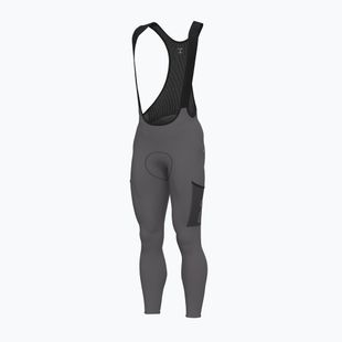 Мъжки колоездачни панталони Alé Stones Cargo 2.0 Bibtights acciaio/steel