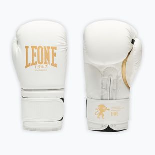 Боксови ръкавици LEONE 1947 Idol white/gold