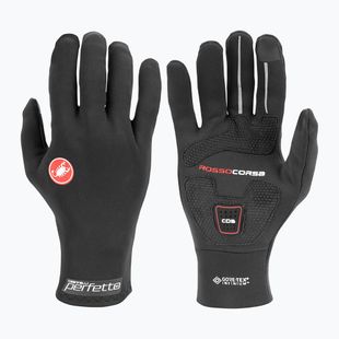 Мъжки ръкавици за велосипед Castelli Perfetto RoS black