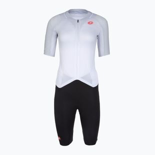 Дамски велосипеден гащеризон Castelli Free Sanremo 3 SS W white/black