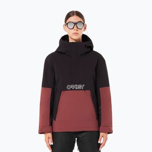 Дамско яке за сноуборд Oakley WMNS TNP TBT Isulated Anorak blackout/grenache
