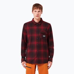 Мъжка риза Oakley Butter Flannel Shirt black/grenache check