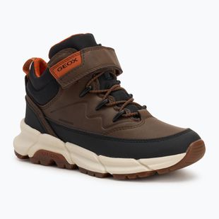 Младежки обувки Geox Flexyper Plus brown cotto / black