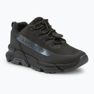 Младежки обувки Geox Flexyper Plus ABX black/dark grey