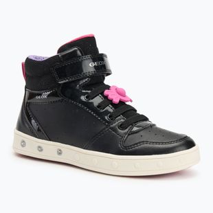 Детски обувки Geox Skylin black/fuchsia