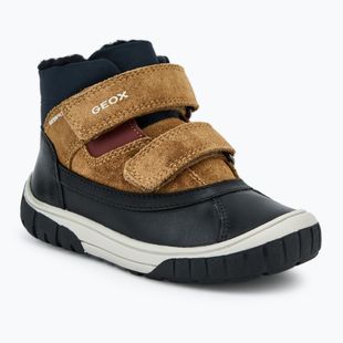 Детски ботуши за сняг Geox Omar black / curry