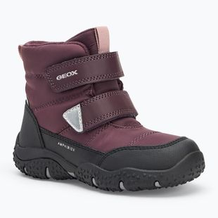 Детски ботуши за сняг Geox Baltic ABX dark burgundy/black