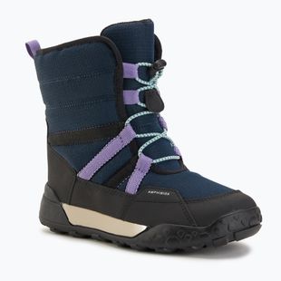 Младежки ботуши за сняг Geox Trekkyup ABX navy/purple
