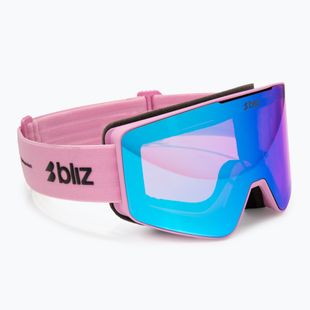Скиорски очила Bliz G001S matte pink/neon violet/blue multi