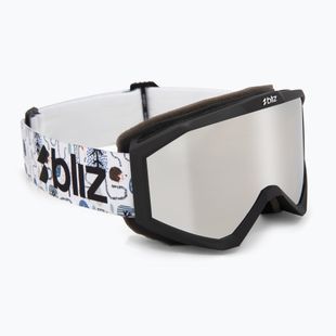 Детски скиорски очила Bliz Liner Jr matte black/brown/silver mirror