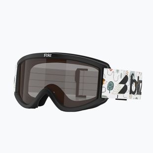 Детска скиорска маска Bliz Pixie Jr matte black/brown