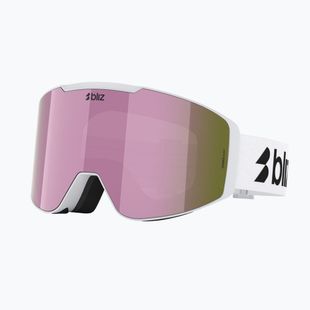 Скиорскa маска Bliz G004 matte white/brown/pink multi