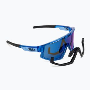 Слънчеви очила Bliz Fusion Small transparent blue/smoke blue multi
