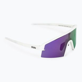 Слънчеви очила Bliz P006S matte white/smoke purple mirror