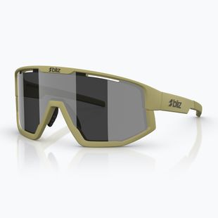Слънчеви очила Bliz Fusion matte amber green/smoke silver mirror