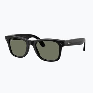 Очила с камера Ray-Ban Meta Wayfarer shiny black/g15 green polar
