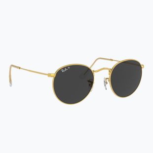 Слънчеви очила Ray-Ban Round Metal gold/black polarized