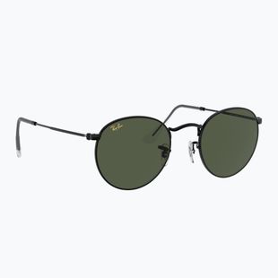 Слънчеви очила Ray-Ban Round Metal black/green g-15