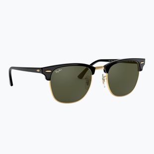 Слънчеви очила Ray-Ban Clubmaster Classic black/gold/green g-15