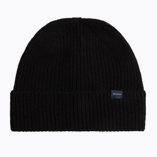 Мъжка зимна шапка Woolrich Knitted Ribbed Beanie black