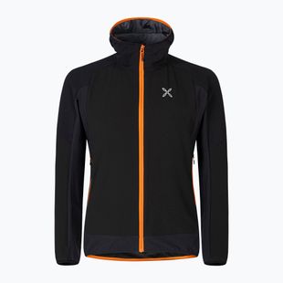 Мъжко яке Montura Premium Wind Hoody nero/mandarino