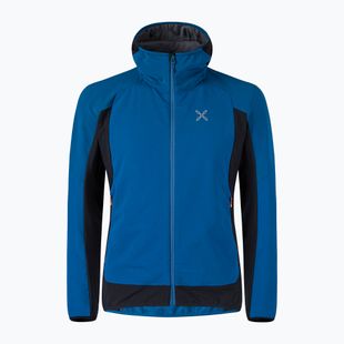 Мъжка блуза Montura Premium Wind Hoody deep blue/ orange