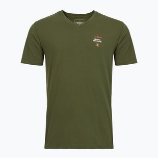 Мъжка тениска Aeronautica Militare AM1UTI006 V-Neck military