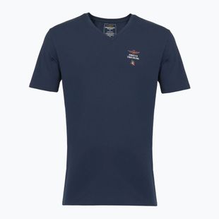 Мъжка тениска Aeronautica Militare AM1UTI006 V-Neck blue