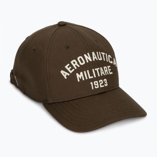 Мъжка шапка с козирка Aeronautica Militare HA1104UCT02 chestnut brown