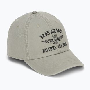 Мъжка шапка с козирка Aeronautica Militare HA1252UCT02476 dried sage