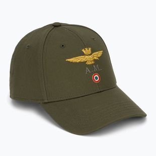 Мъжка шапка с козирка Aeronautica Militare HA1100UCT02848 verde militare