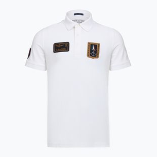 Мъжка тениска Aeronautica Militare PO1927UP00191 Polo off white