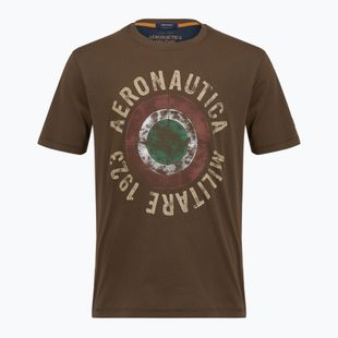Мъжка тениска Aeronautica Militare TS2538UJ00727 chestnut brown