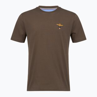 Mъжка тениска Aeronautica Militare TS1580UJ00372 chestnut brown