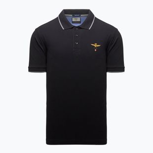 Мъжка поло тениска Aeronautica Militare 262PO1308UP00082 Polo jet black