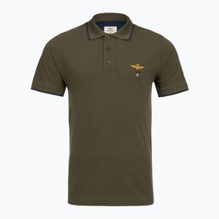 Мъжка поло тениска Aeronautica Militare 262PO1308UP00082 Polo verde scuro