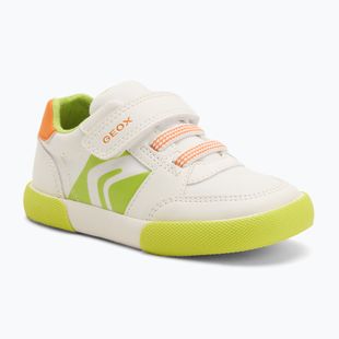 Детски обувки Geox Gisli white/fluo green