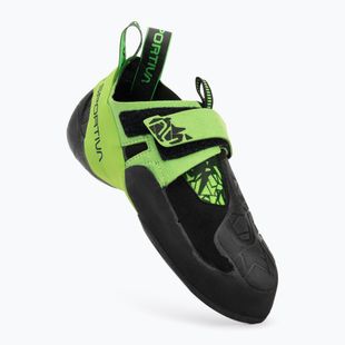 La Sportiva Skwama Vegan черна/блестящо зелена обувка за катерене