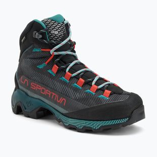 Дамски обувки за високопланински туризъм La Sportiva Aequilibrium Hike GTX carbon/ everglade