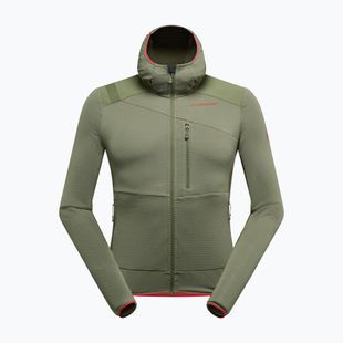 Мъжки поларен суитшърт La Sportiva Aequilibrium Thermal Hoody cypress/mountain red