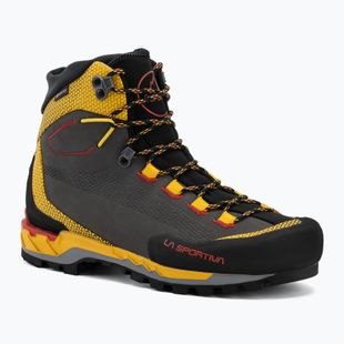 Мъжки високопланински обувки La Sportiva Trango Tech Leather GTX black/yellow