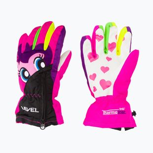 Детски ръкавици за сноуборд Level Lucky pink 4146