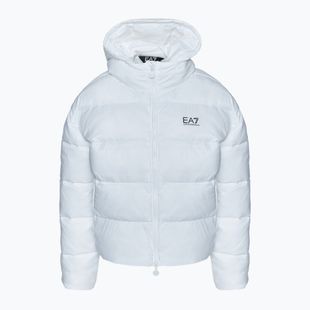 Дамско яке EA7 Emporio Armani Train Shiny ECO Extra Padded Bomber Jacket бяло