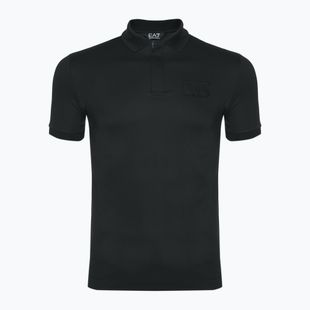 Мъжки EA7 Emporio Armani Train Lux Polo Модал черна тениска