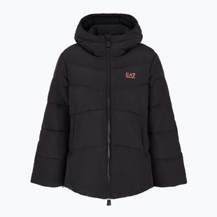 Дамско яке EA7 Emporio Armani Train Logo Series Extra Padded Tape black