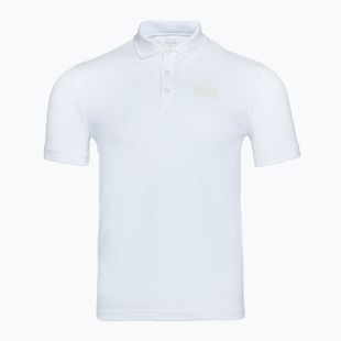 Мъжка бяла риза EA7 Emporio Armani Train Visibility Polo