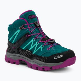 Детски обувки за трекинг CMP Rigel Mid lake/pink fluo