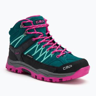 CMP Rigel Mid lake / pink fluo junior trekking boots