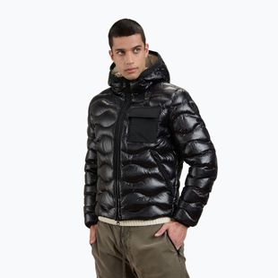 Мъжко ватирано яке Blaueer USA Bryant black inside beige