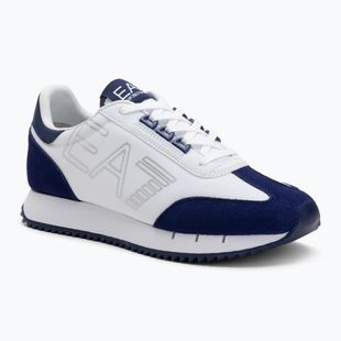 EA7 Emporio Armani Black & White Vintage бели/средновековни сини обувки